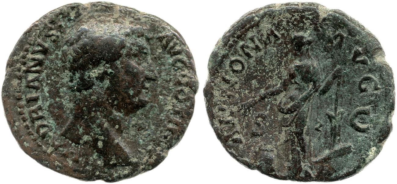 аверс RIC II, Part 3 (second edition) Hadrian 2144