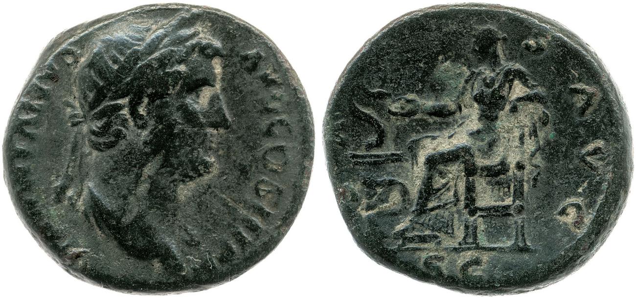 RIC II, Part 3 (second edition) Hadrian 2392, аверс, bm