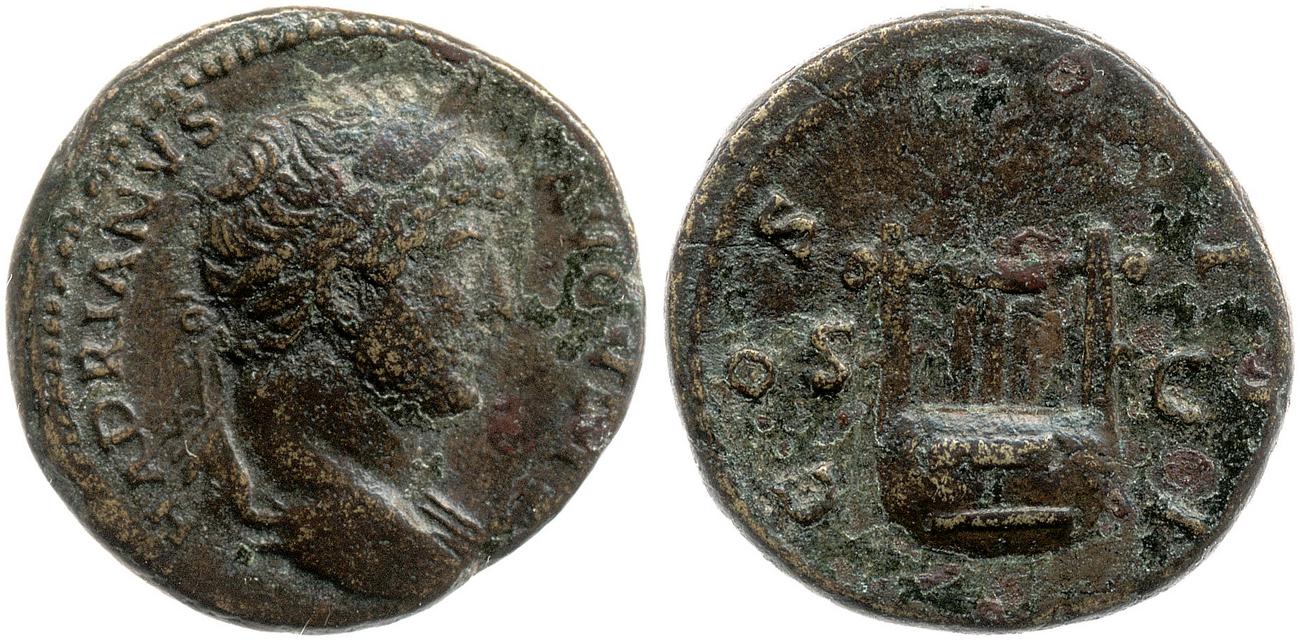 RIC II, Part 3 (second edition) Hadrian 758, аверс, bm