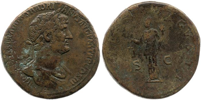 RIC II, Part 3 (second edition) Hadrian 435, реверс, bm