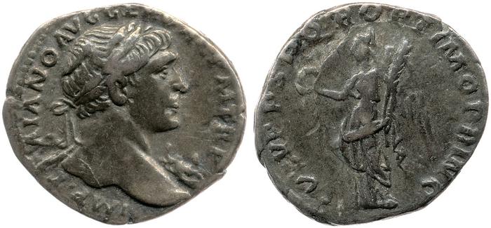 RIC II Trajan 128, реверс, bm