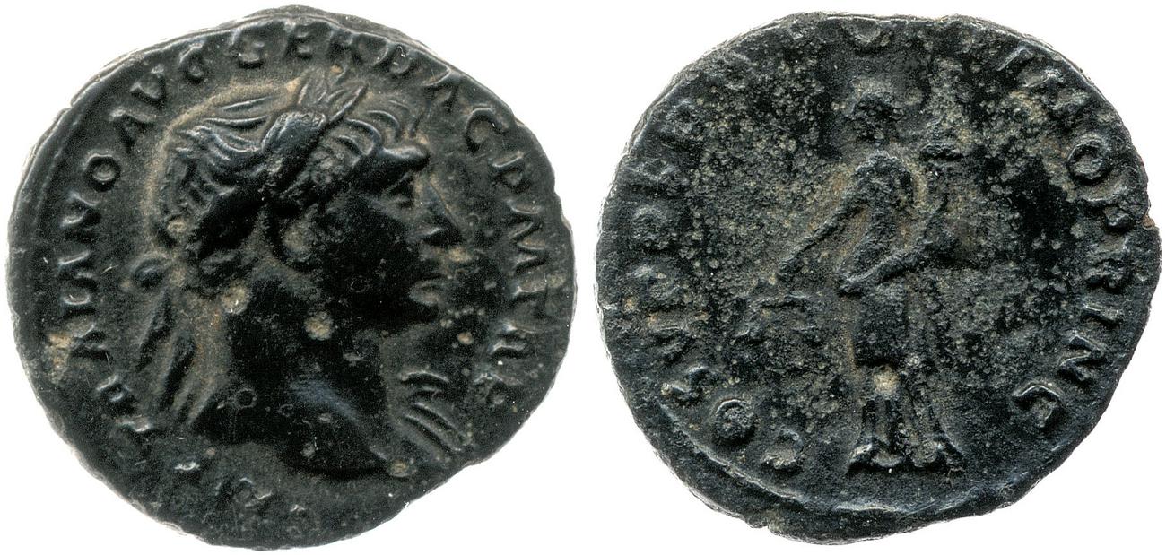 RIC II Trajan 118, аверс, bm