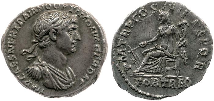 RIC II Trajan 319, реверс, bm