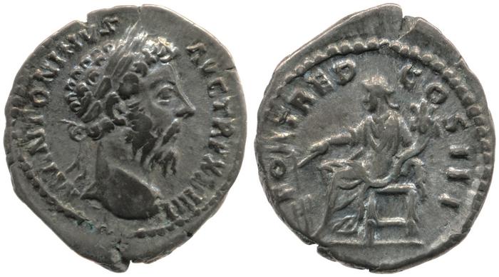 реверс RIC III Marcus Aurelius 220