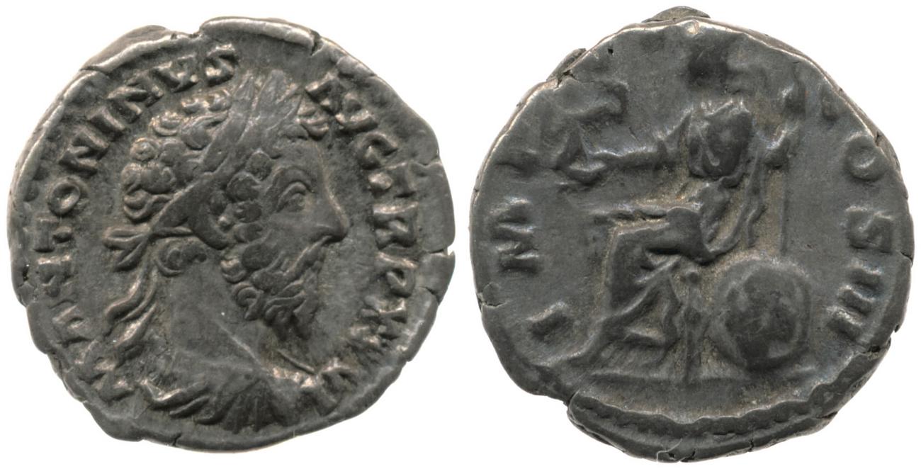 аверс RIC III Marcus Aurelius 260A