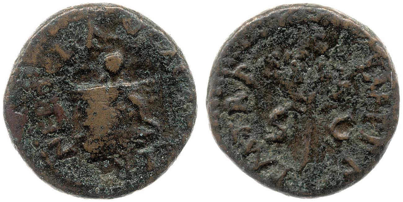 RIC I (second edition) Nero 319, аверс, bm