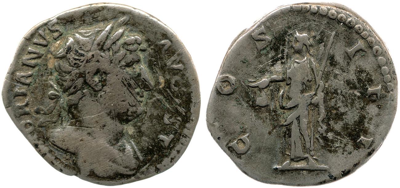 аверс RIC II, Part 3 (second edition) Hadrian 719