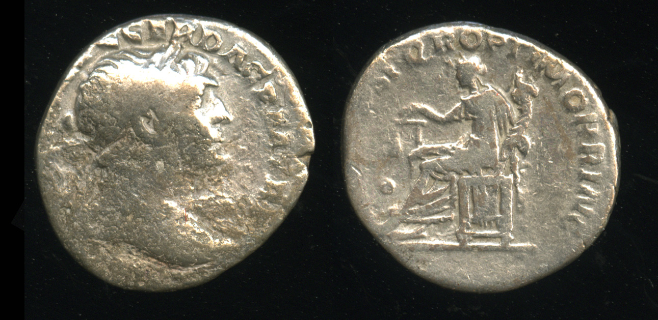 RIC II Trajan 119, аверс, bm