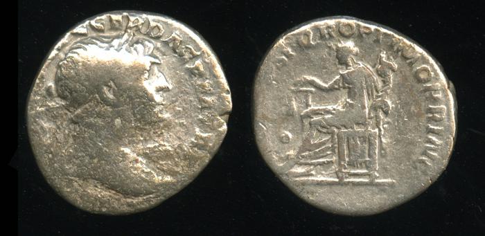 RIC II Trajan 119, реверс, bm