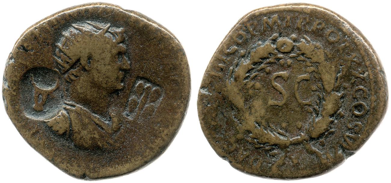RIC II Trajan 647, аверс, bm