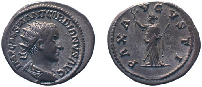 RIC IV Gordian III 189A, реверс, bm