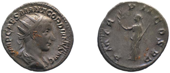 RIC IV Gordian III 17, реверс, bm