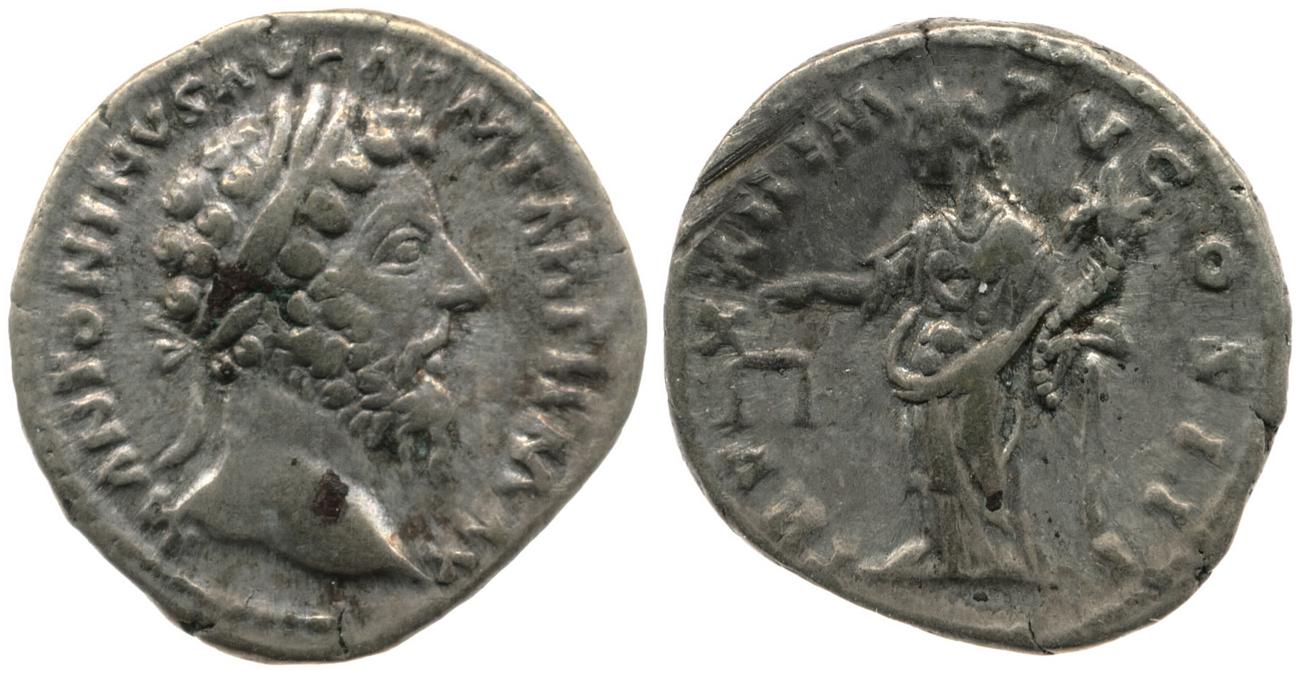 RIC III Marcus Aurelius 192, аверс, bm
