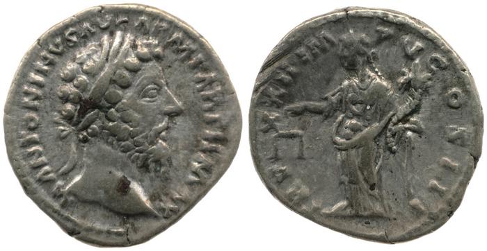 RIC III Marcus Aurelius 192, реверс, bm