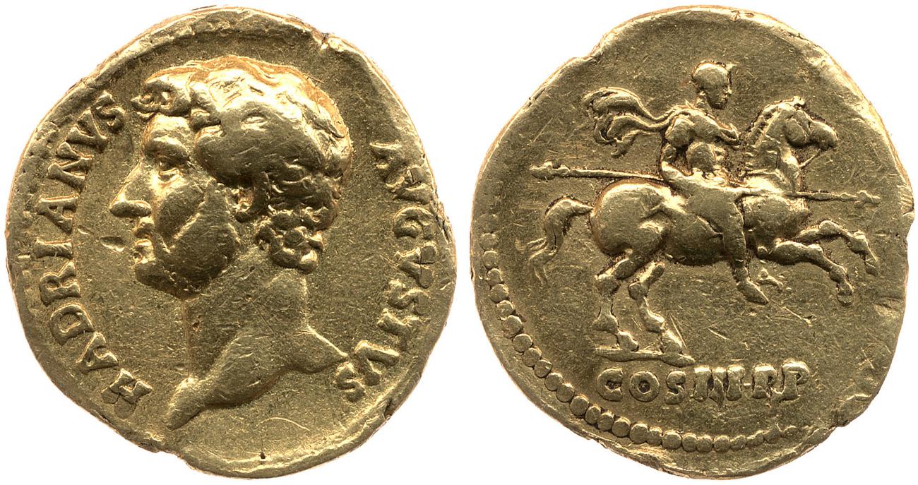 аверс RIC II, Part 3 (second edition) Hadrian 1058