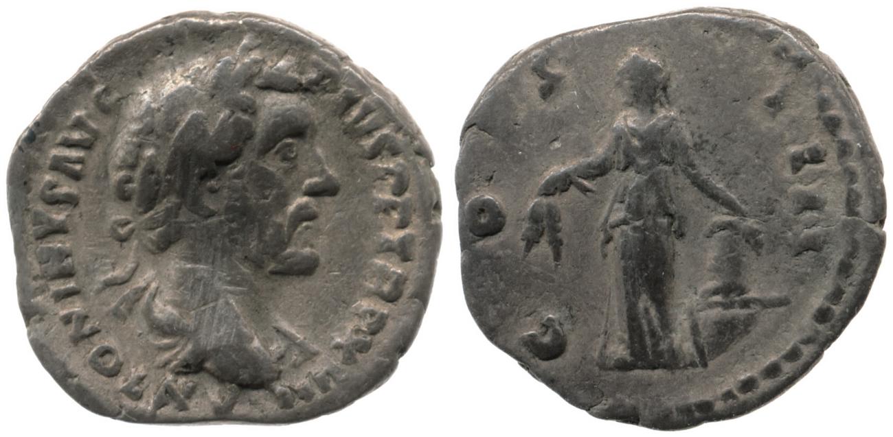 RIC III Antoninus Pius 231, аверс, bm