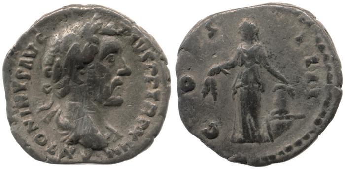 RIC III Antoninus Pius 231, реверс, bm