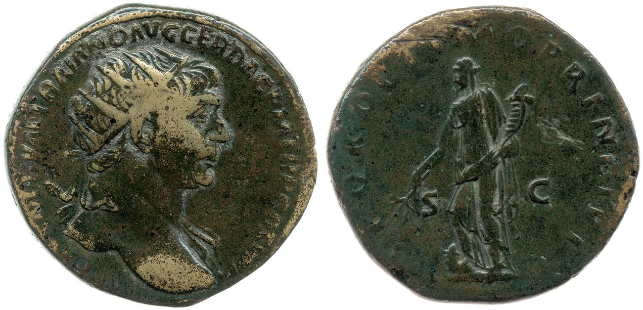 аверс RIC II Trajan 505