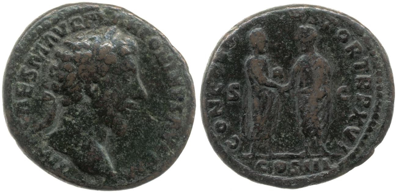 аверс RIC III Marcus Aurelius 831