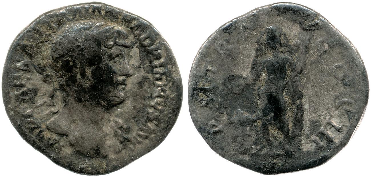 RIC II, Part 3 (second edition) Hadrian 533, аверс, bm