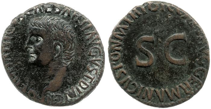 RIC I (second edition) Gaius/Caligula 35, реверс, bm