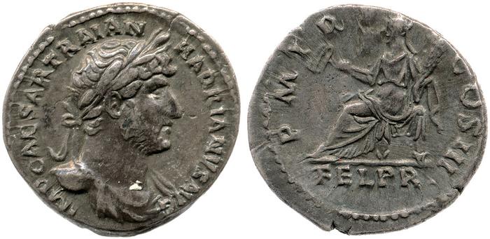 реверс RIC II, Part 3 (second edition) Hadrian 302
