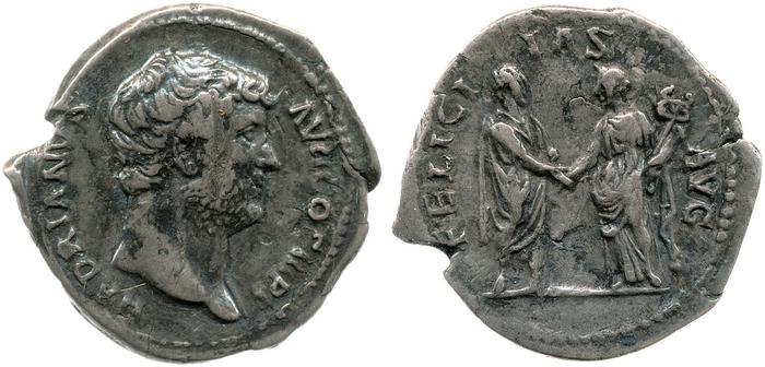 RIC II, Part 3 (second edition) Hadrian 1996, реверс, bm