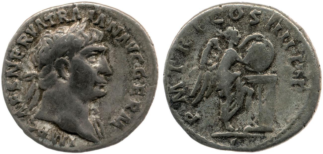 RIC II Trajan 65, аверс, bm