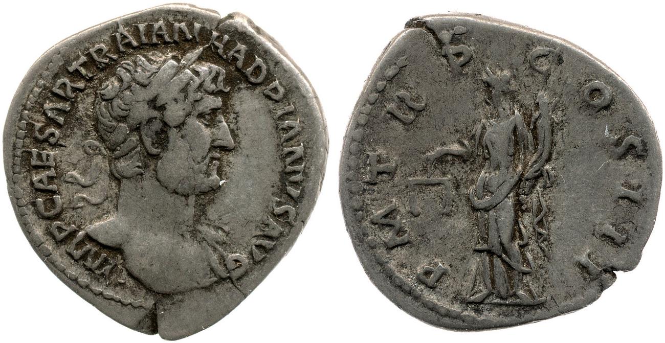 RIC II, Part 3 (second edition) Hadrian 387, аверс, bm