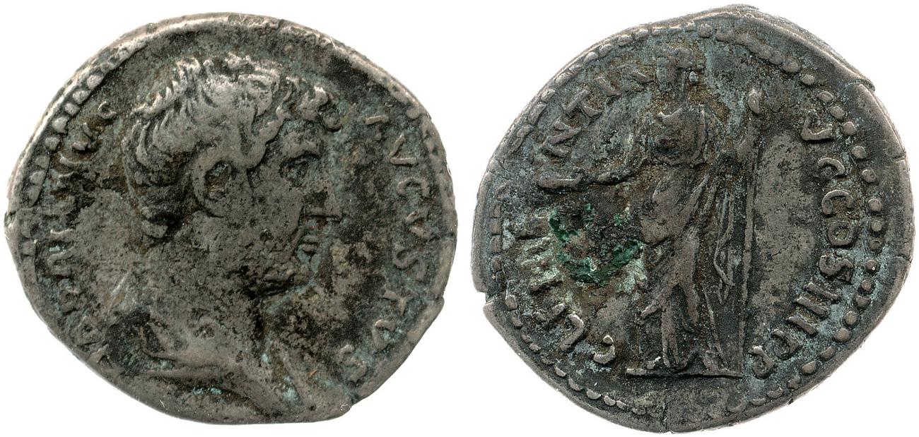 RIC II, Part 3 (second edition) Hadrian 1068, аверс, bm