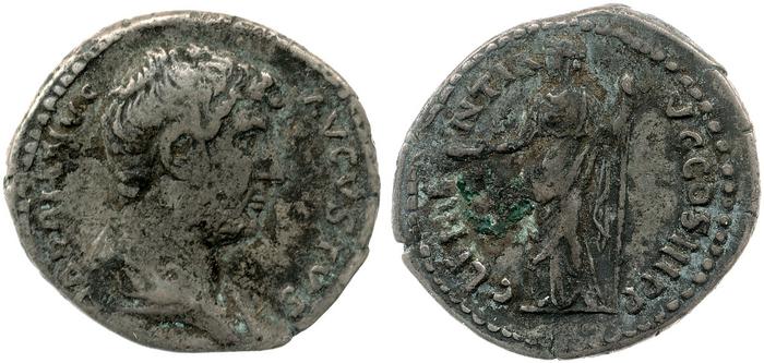 RIC II, Part 3 (second edition) Hadrian 1068, реверс, bm