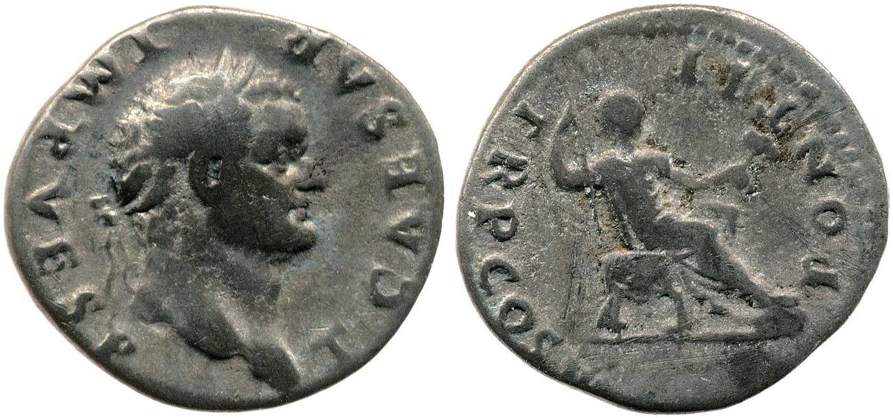 RIC II, Part 1 (second edition) Vespasian 692, аверс, bm