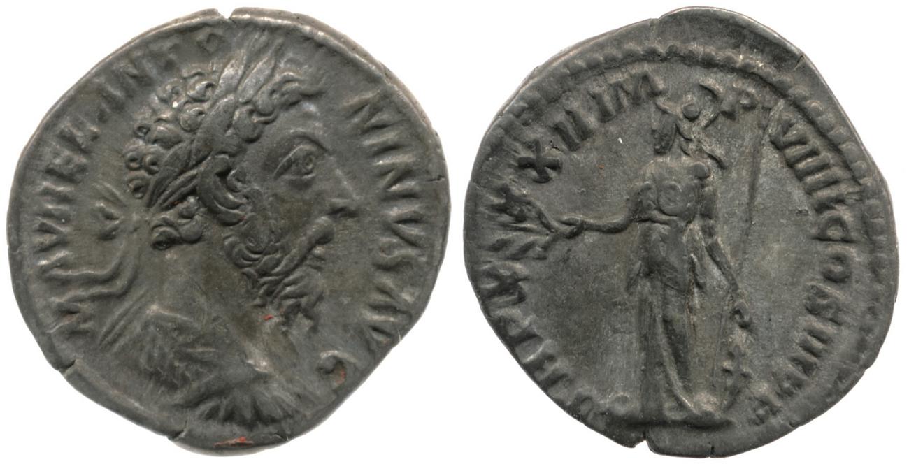 аверс RIC III Marcus Aurelius 387