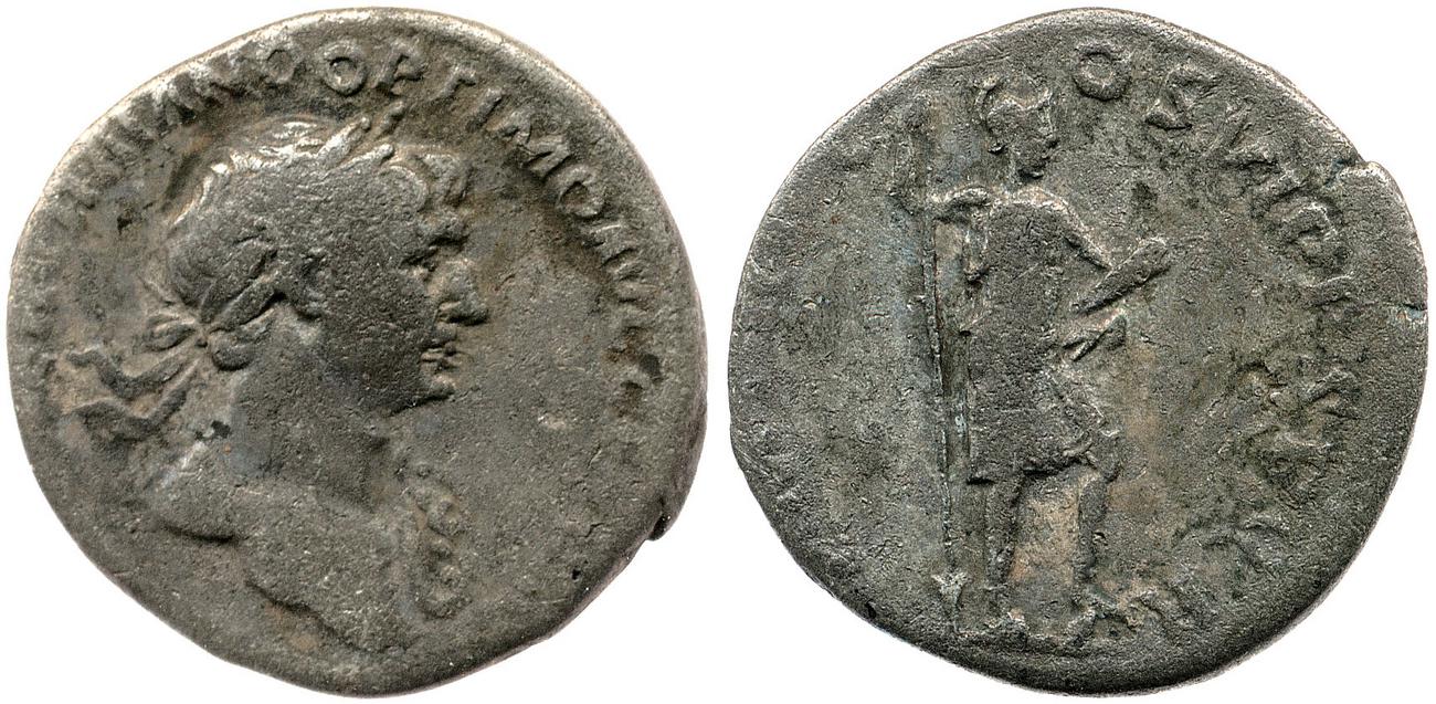 RIC II Trajan 354, аверс, bm