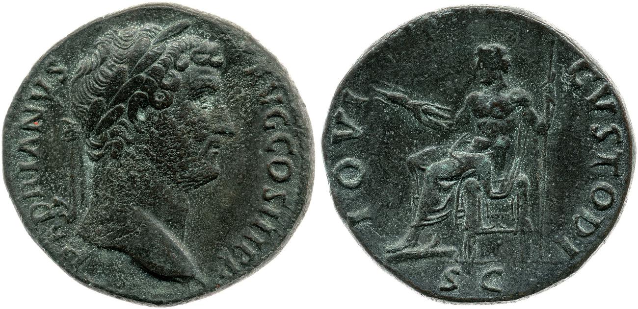 RIC II, Part 3 (second edition) Hadrian 2162, аверс, bm
