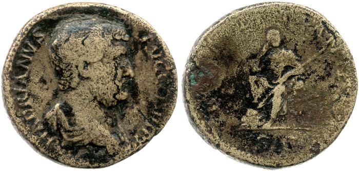 RIC II, Part 3 (second edition) Hadrian 1631, реверс, bm
