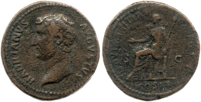 реверс RIC II, Part 3 (second edition) Hadrian 1151