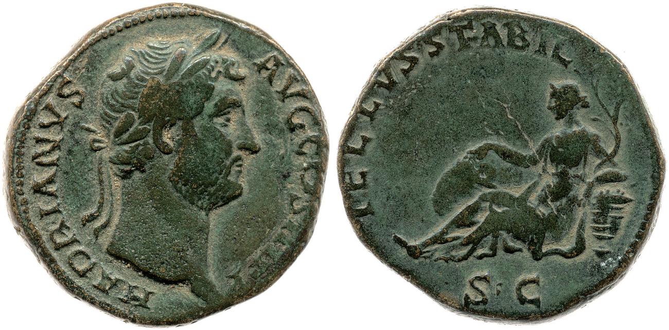 аверс RIC II, Part 3 (second edition) Hadrian 2178