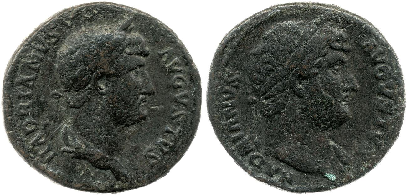 RIC II, Part 3 (second edition) Hadrian 889, аверс, bm