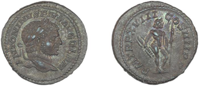 RIC IV Caracalla 258C, реверс, bm