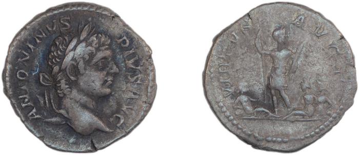 RIC IV Caracalla 175, реверс, bm