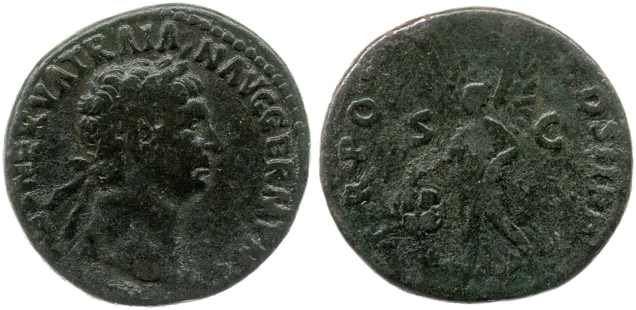 аверс RIC II Trajan 402