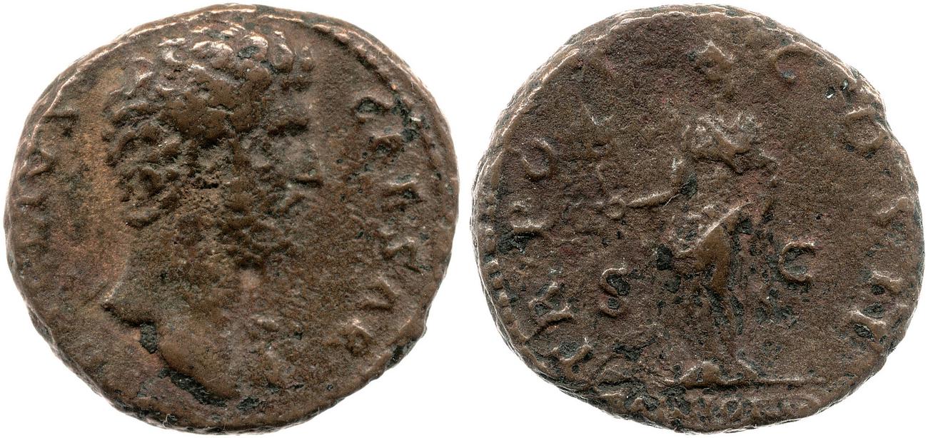 аверс RIC II, Part 3 (second edition) Hadrian 2662