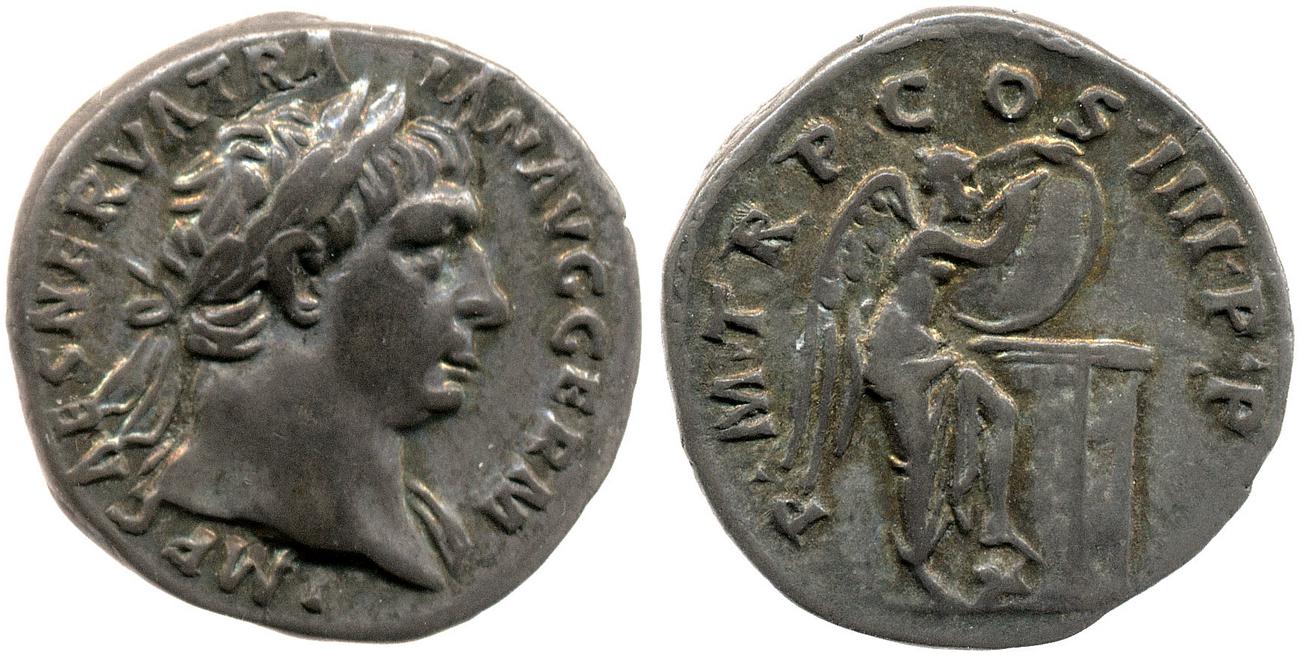 RIC II Trajan 65, аверс, bm