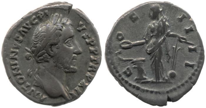 RIC III Antoninus Pius 181, реверс, bm