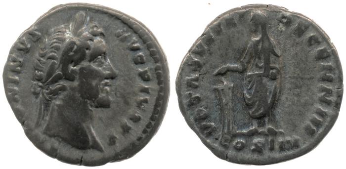 RIC III Antoninus Pius 157, реверс, bm
