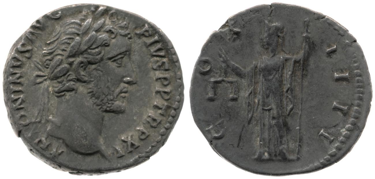 аверс RIC III Antoninus Pius 163A