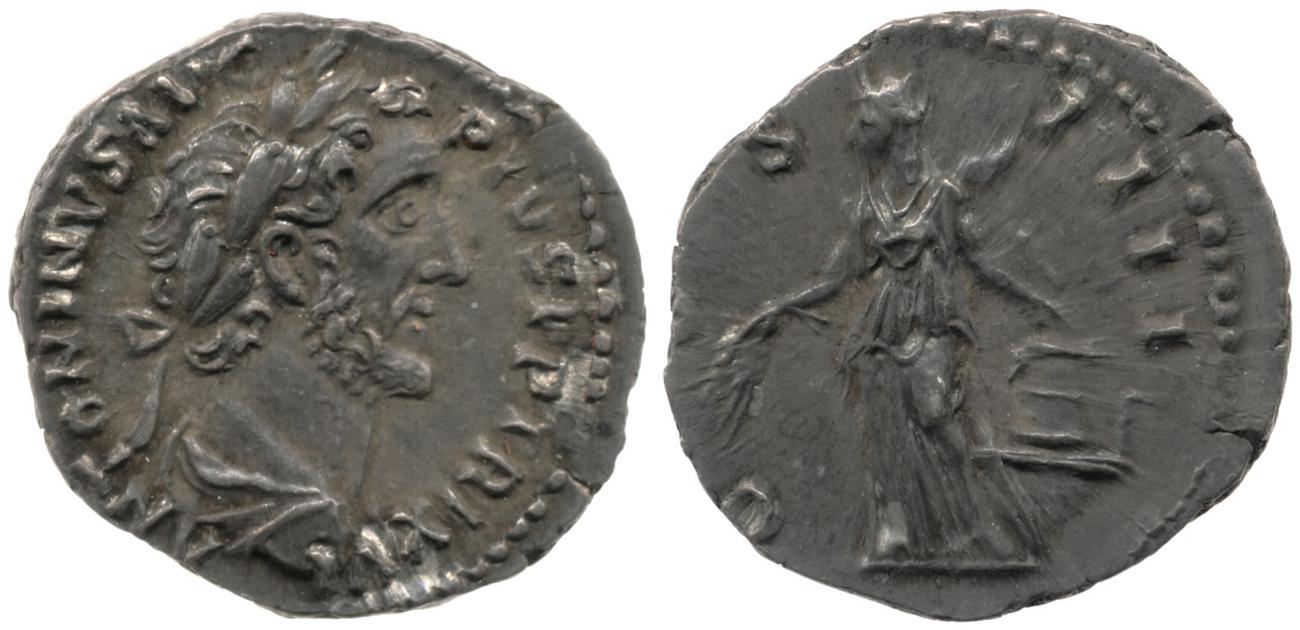 RIC III Antoninus Pius 220, аверс, bm