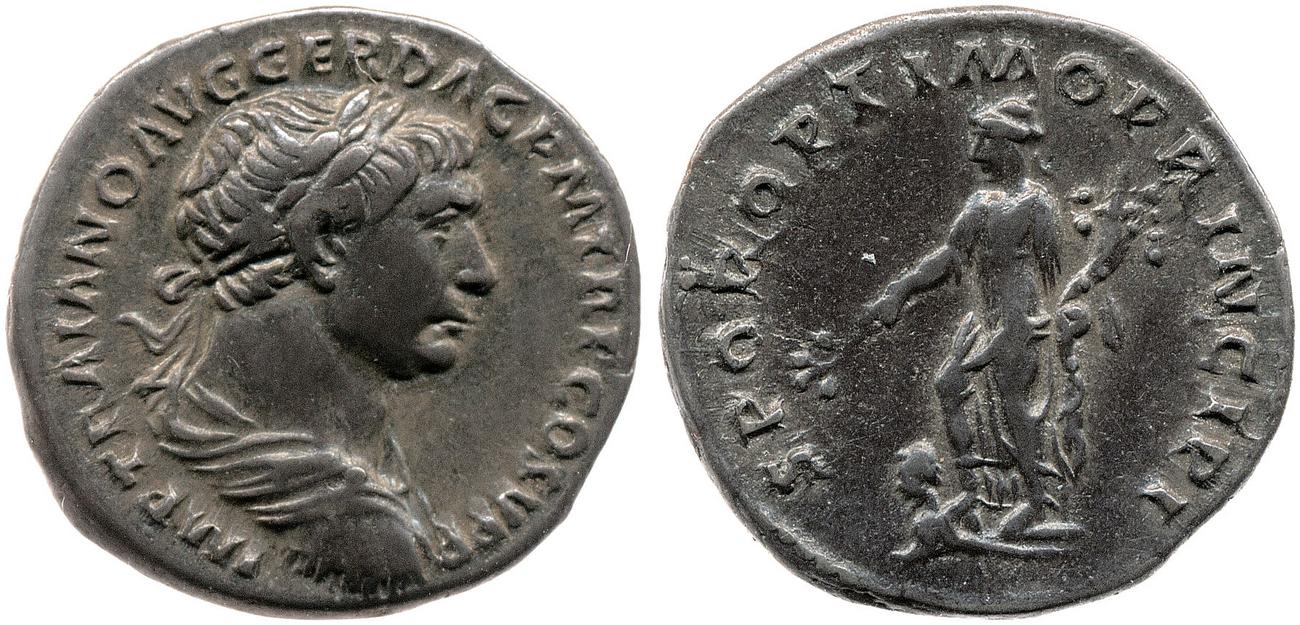 RIC II Trajan 190A, аверс, bm