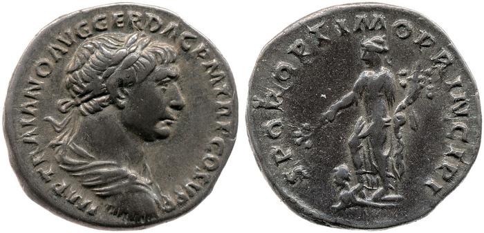 RIC II Trajan 190A, реверс, bm